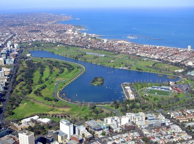 Albert Park Lake and parkland